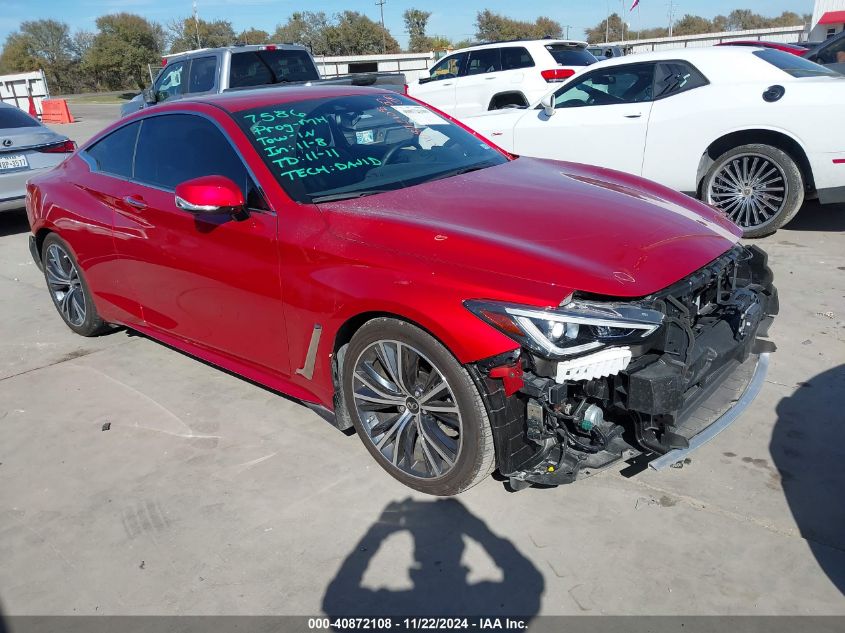 2022 Infiniti Q60 Luxe VIN: JN1EV7KK4NM600408 Lot: 40872108