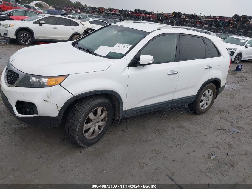 VIN 5XYKT3A66DG345389 2013 KIA Sorento, LX no.2