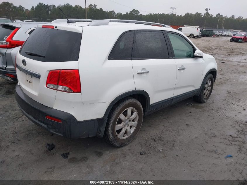 VIN 5XYKT3A66DG345389 2013 KIA Sorento, LX no.4