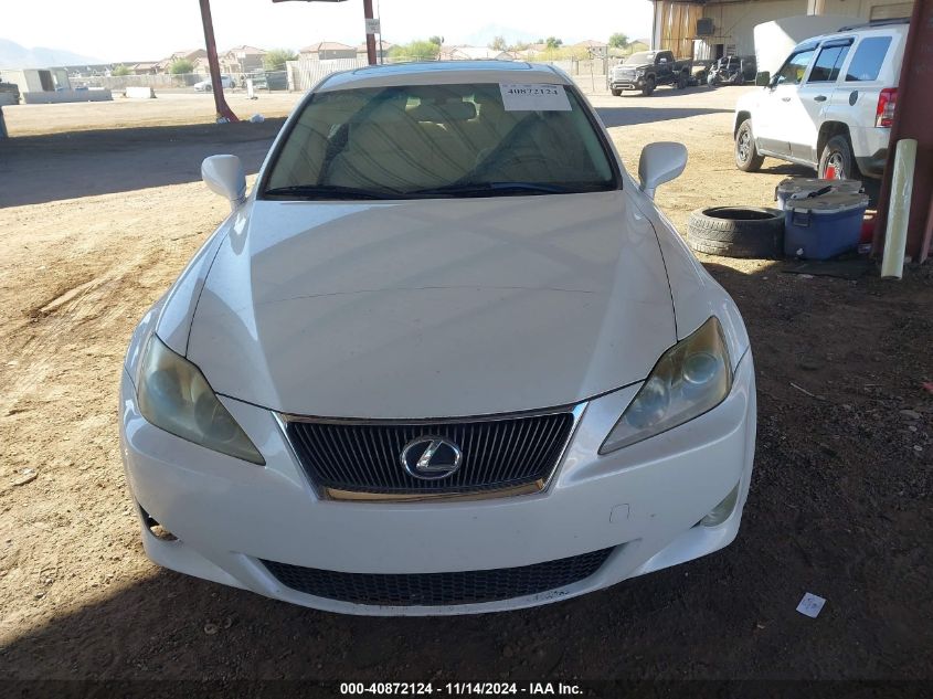 2007 Lexus Is 250 VIN: JTHBK262172053276 Lot: 40872124