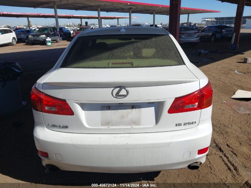 2007 Lexus Is 250 VIN: JTHBK262172053276 Lot: 40872124