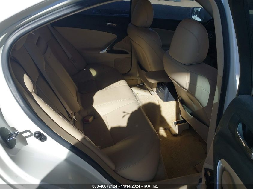 2007 Lexus Is 250 VIN: JTHBK262172053276 Lot: 40872124