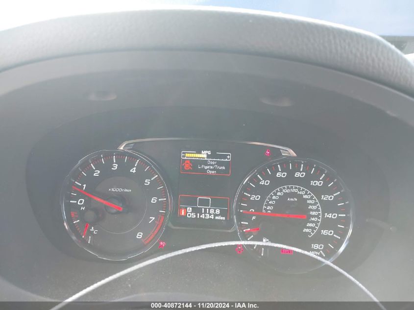 2020 SUBARU WRX VIN: JF1VA1A60L9833055