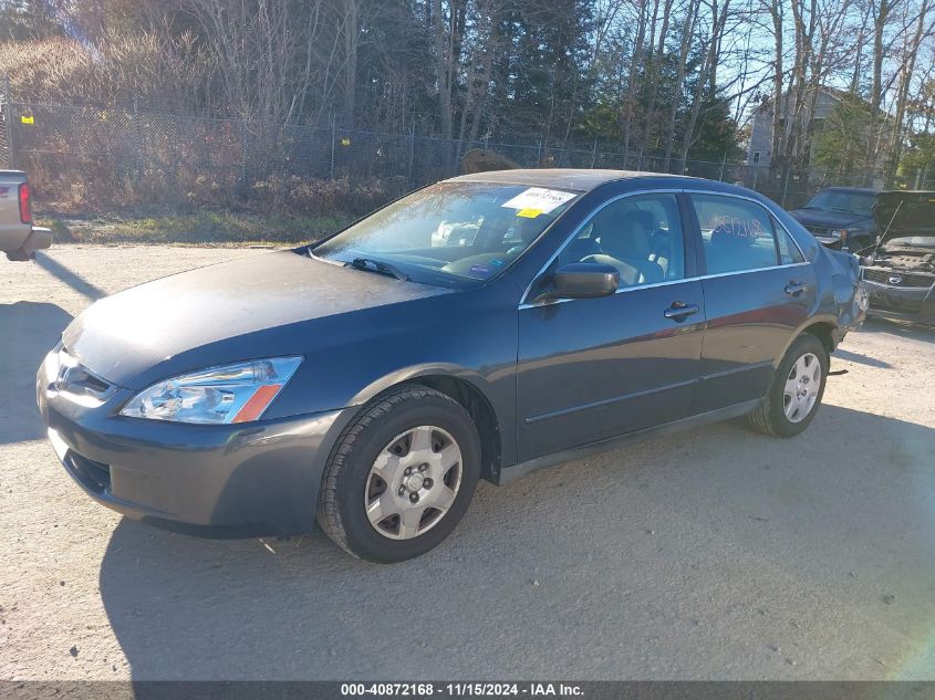 2005 Honda Accord 2.4 Lx VIN: 1HGCM56475A024825 Lot: 40872168