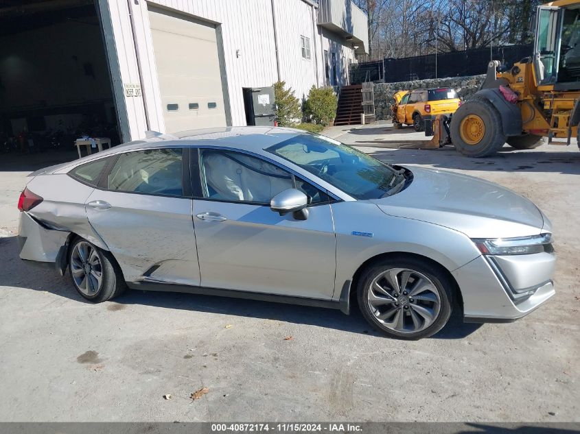 2018 Honda Clarity Plug-In Hybrid Touring VIN: JHMZC5F37JC001030 Lot: 40872174