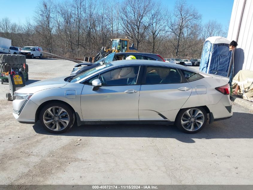 2018 Honda Clarity Plug-In Hybrid Touring VIN: JHMZC5F37JC001030 Lot: 40872174