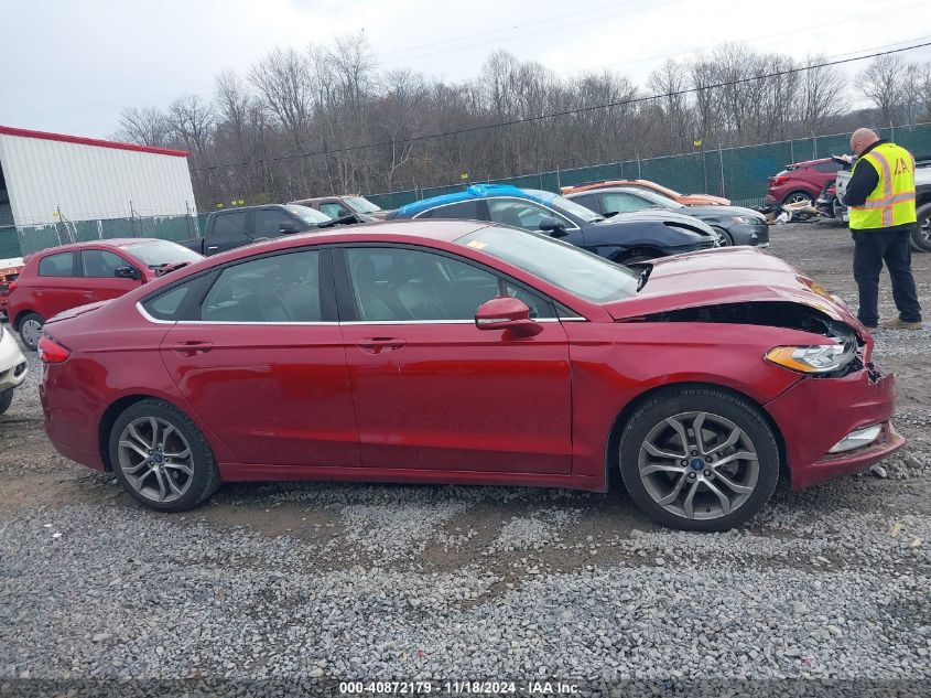 2017 FORD FUSION SE - 3FA6P0H73HR340638