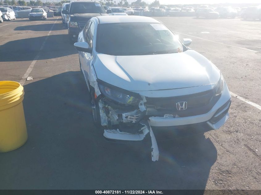 2020 Honda Civic Lx VIN: SHHFK7H3XLU215661 Lot: 40872181