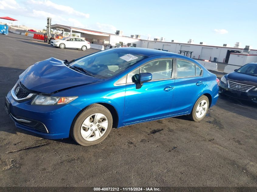 2015 Honda Civic Lx VIN: 2HGFB2F54FH512384 Lot: 40872212