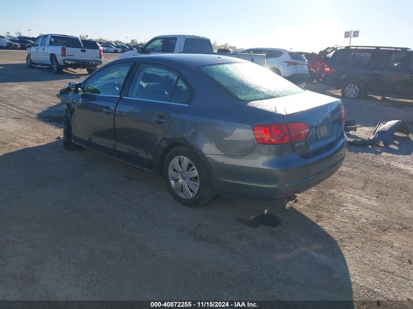 2013 VOLKSWAGEN JETTA VIN: 3VWDX7AJXDM311402