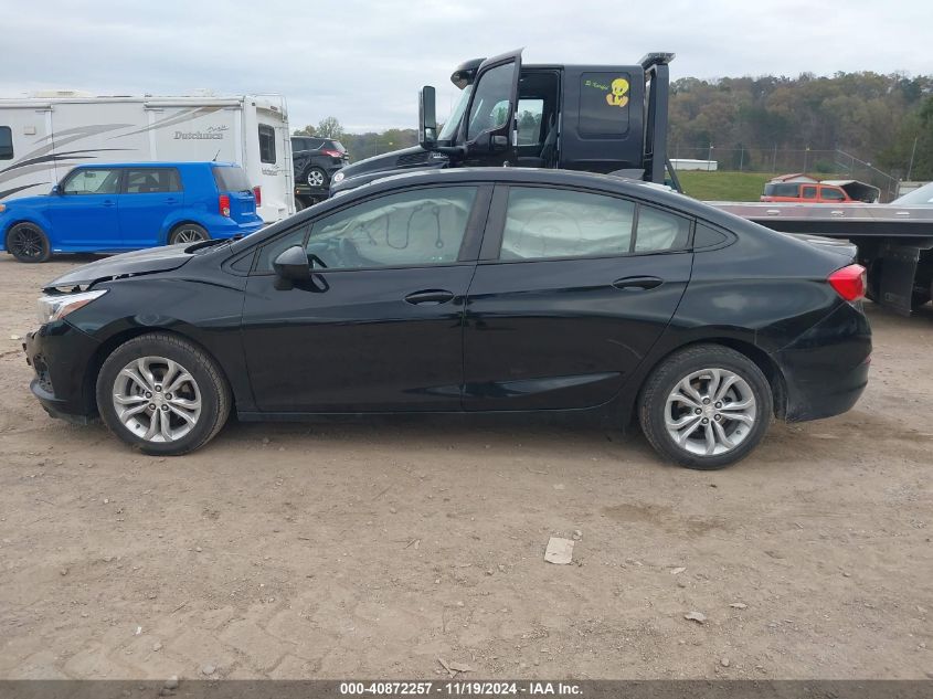 2019 Chevrolet Cruze Ls VIN: 1G1BC5SM6K7148296 Lot: 40872257