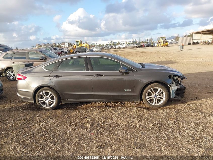 2016 FORD FUSION ENERGI TITANIUM - 3FA6P0SU3GR349501