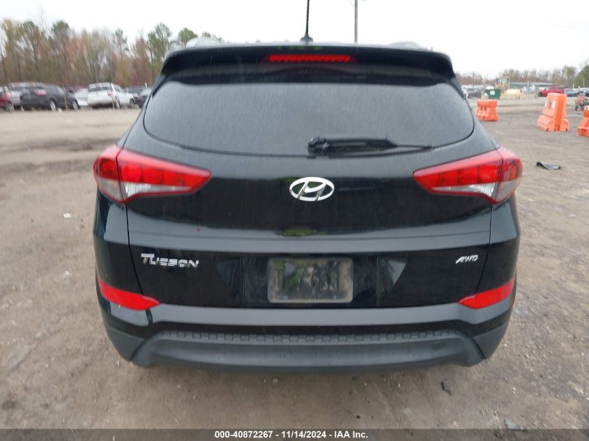 2017 Hyundai Tucson Se VIN: KM8J3CA49HU446422 Lot: 40872267