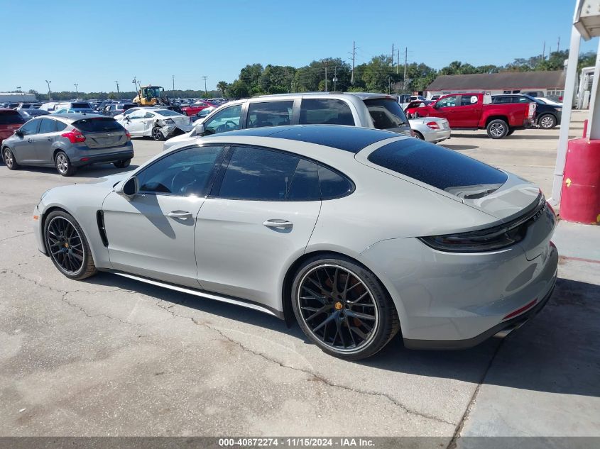 2022 Porsche Panamera 4S VIN: WP0AB2A73NL130222 Lot: 40872274