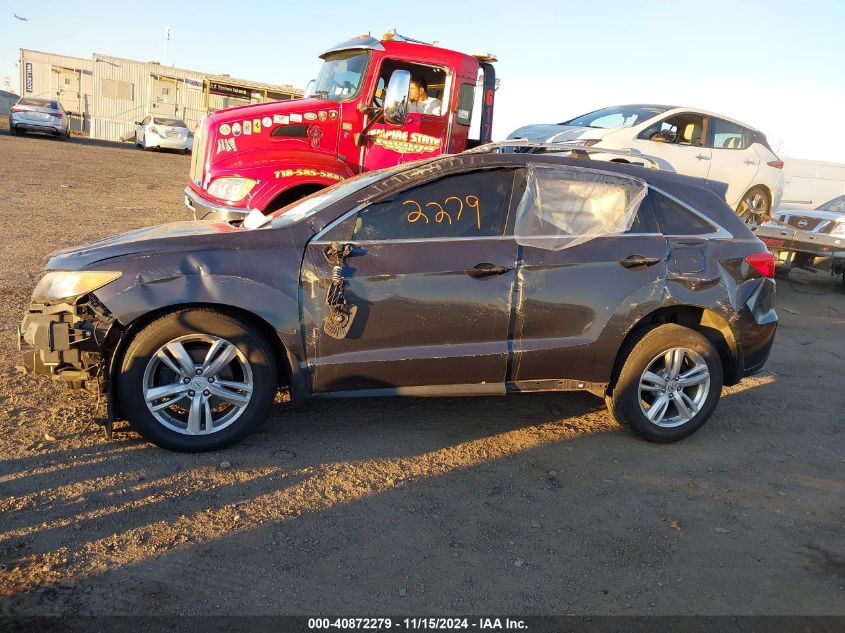 2013 Acura Rdx VIN: 5J8TB4H59DL021210 Lot: 40872279