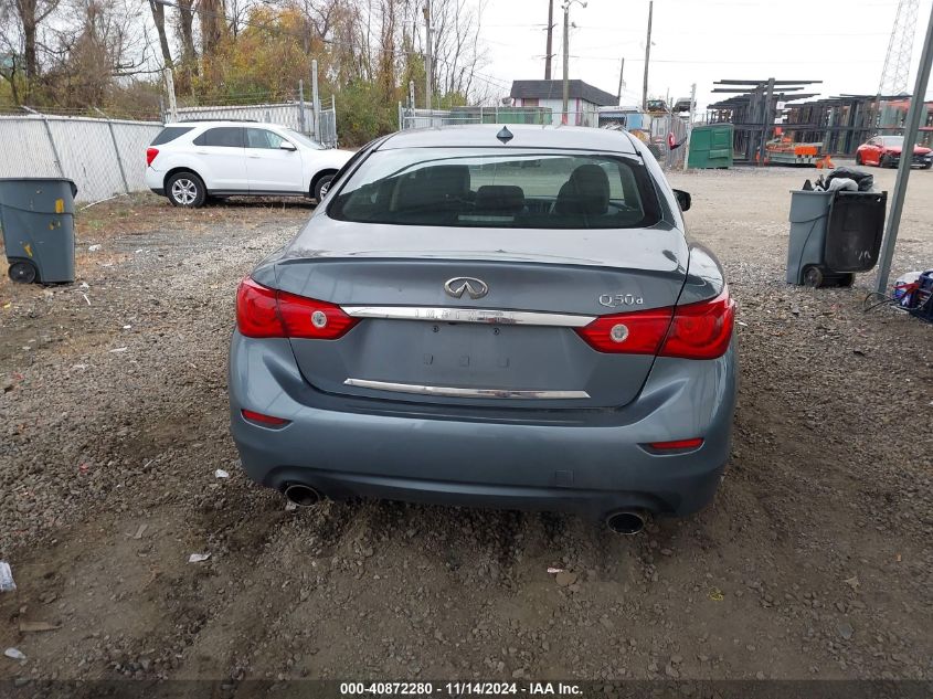 2015 Infiniti Q50 VIN: JN1BV7AR0FM411323 Lot: 40872280