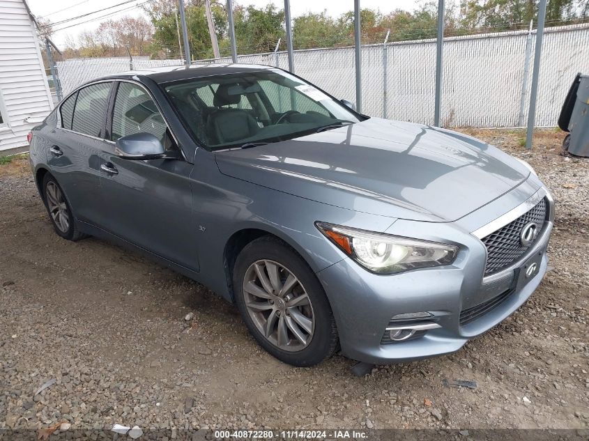 VIN JN1BV7AR0FM411323 2015 Infiniti Q50 no.1