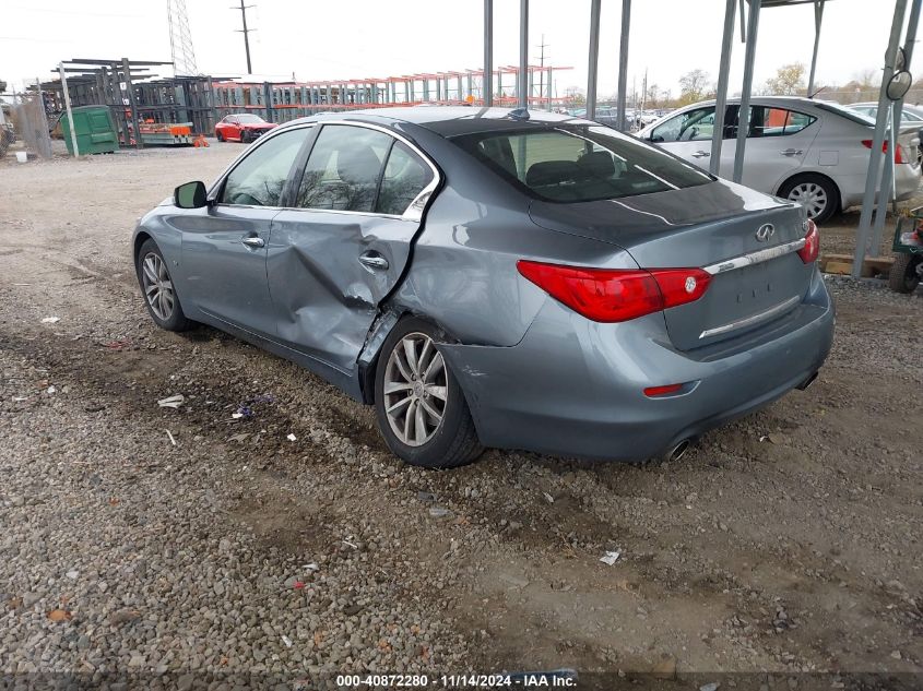 VIN JN1BV7AR0FM411323 2015 Infiniti Q50 no.3