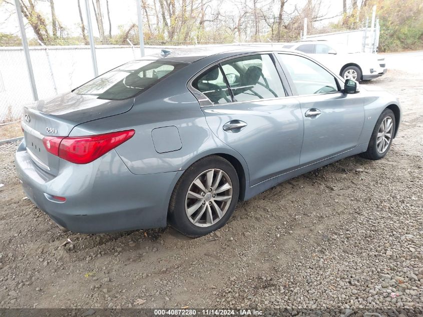 VIN JN1BV7AR0FM411323 2015 Infiniti Q50 no.4