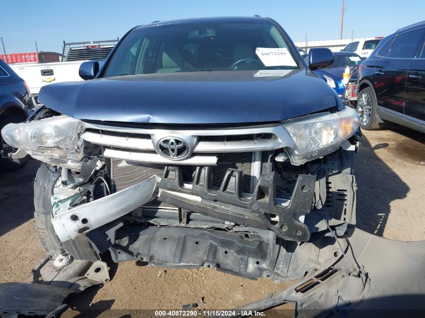 2013 Toyota Highlander Limited V6 VIN: 5TDYK3EH0DS092761 Lot: 40872290