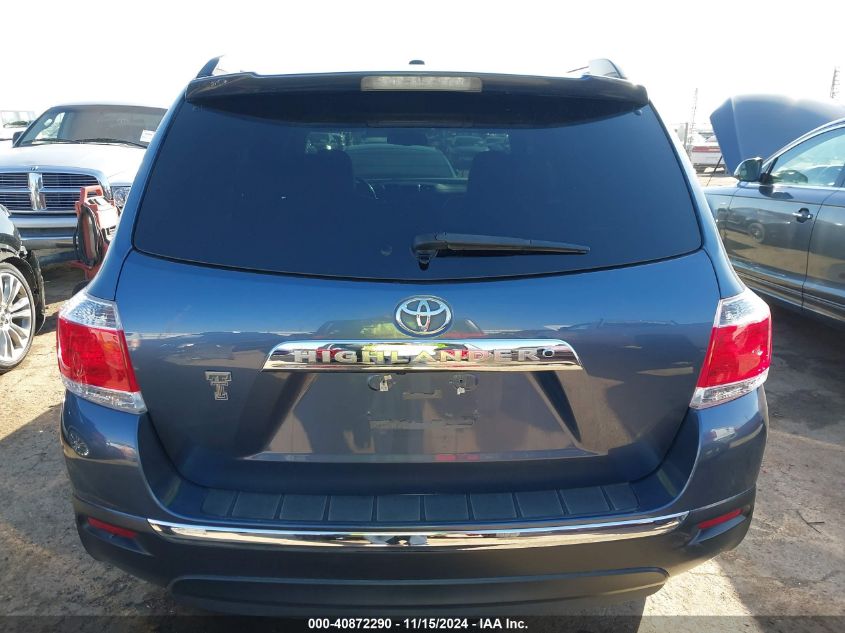 2013 Toyota Highlander Limited V6 VIN: 5TDYK3EH0DS092761 Lot: 40872290