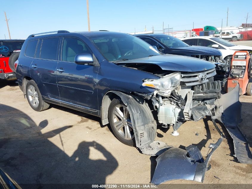 2013 Toyota Highlander Limited V6 VIN: 5TDYK3EH0DS092761 Lot: 40872290