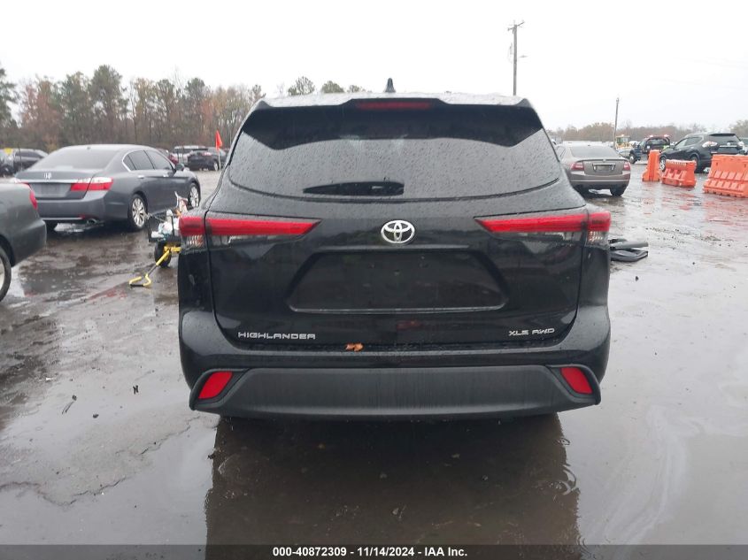 2020 Toyota Highlander Xle VIN: 5TDHZRBH4LS509560 Lot: 40872309