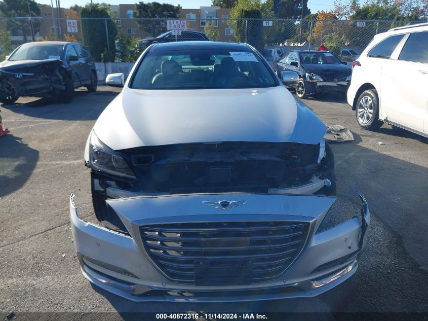 2018 Genesis G80 3.8 VIN: KMHGN4JEXJU216879 Lot: 40872316