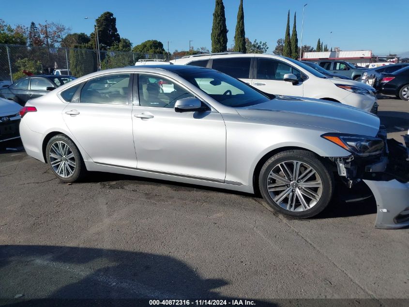 2018 Genesis G80 3.8 VIN: KMHGN4JEXJU216879 Lot: 40872316