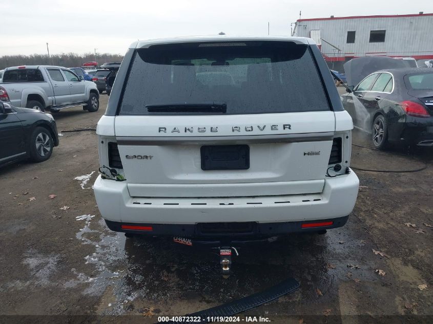 2013 Land Rover Range Rover Sport Hse VIN: SALSF2D47DA784069 Lot: 40872322