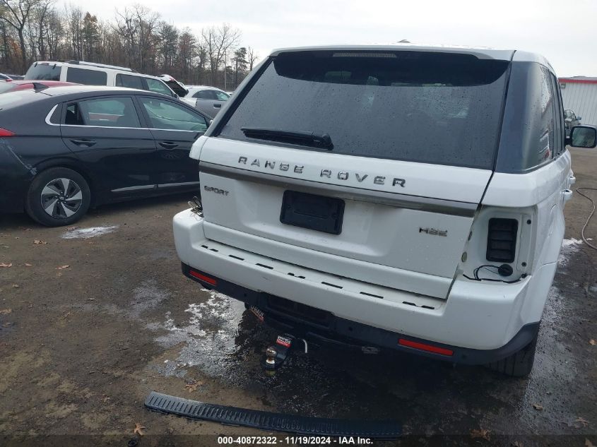 2013 Land Rover Range Rover Sport Hse VIN: SALSF2D47DA784069 Lot: 40872322