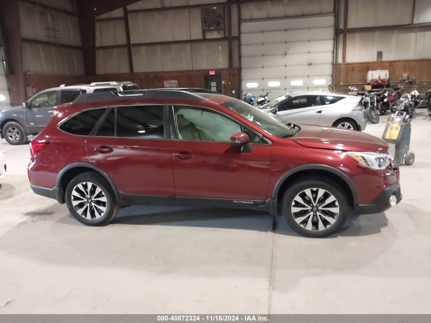 2017 Subaru Outback 3.6R Limited VIN: 4S4BSENC2H3327542 Lot: 40872324