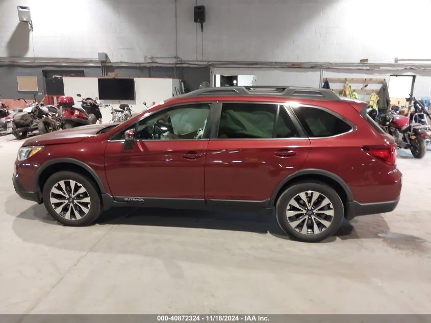 2017 Subaru Outback 3.6R Limited VIN: 4S4BSENC2H3327542 Lot: 40872324