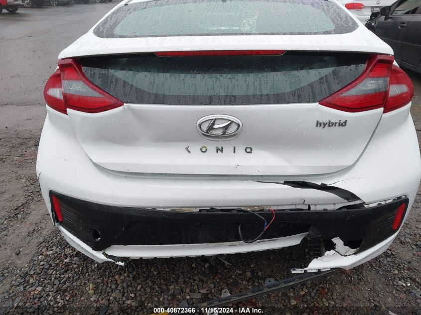 2019 Hyundai Ioniq Hybrid Sel VIN: KMHC75LC9KU119362 Lot: 40872366