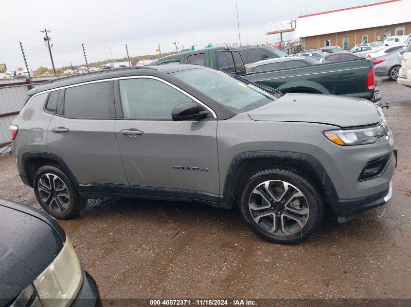 2022 JEEP COMPASS LIMITED 4X4 - 3C4NJDCB7NT230412