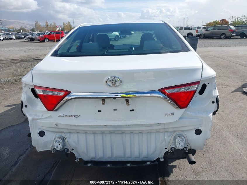 2016 Toyota Camry Le VIN: 4T1BF1FK0GU601249 Lot: 40872372