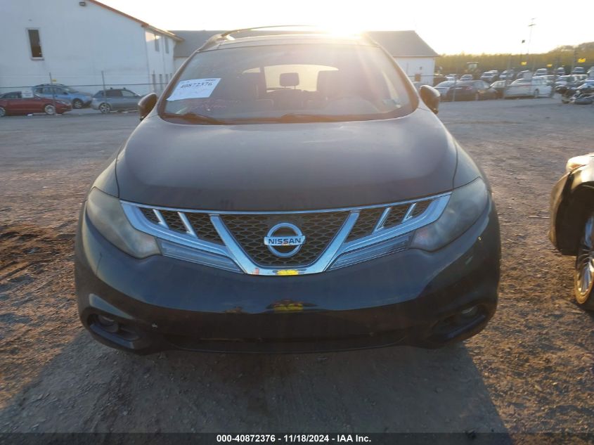 2012 Nissan Murano Sv VIN: JN8AZ1MW4CW219001 Lot: 40872376