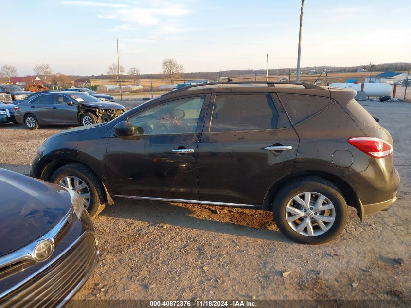 2012 Nissan Murano Sv VIN: JN8AZ1MW4CW219001 Lot: 40872376