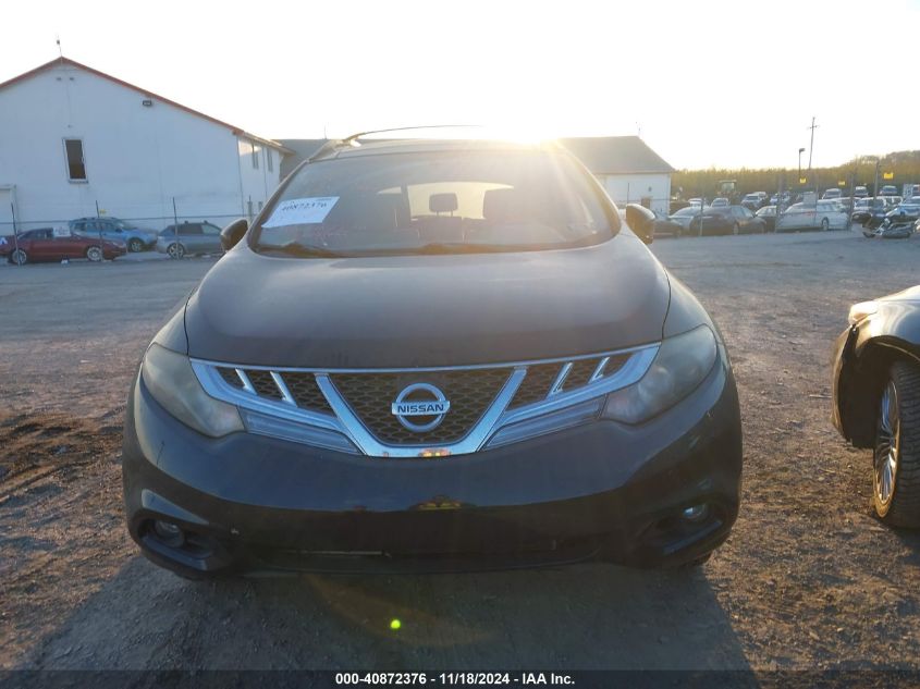 2012 Nissan Murano Sv VIN: JN8AZ1MW4CW219001 Lot: 40872376