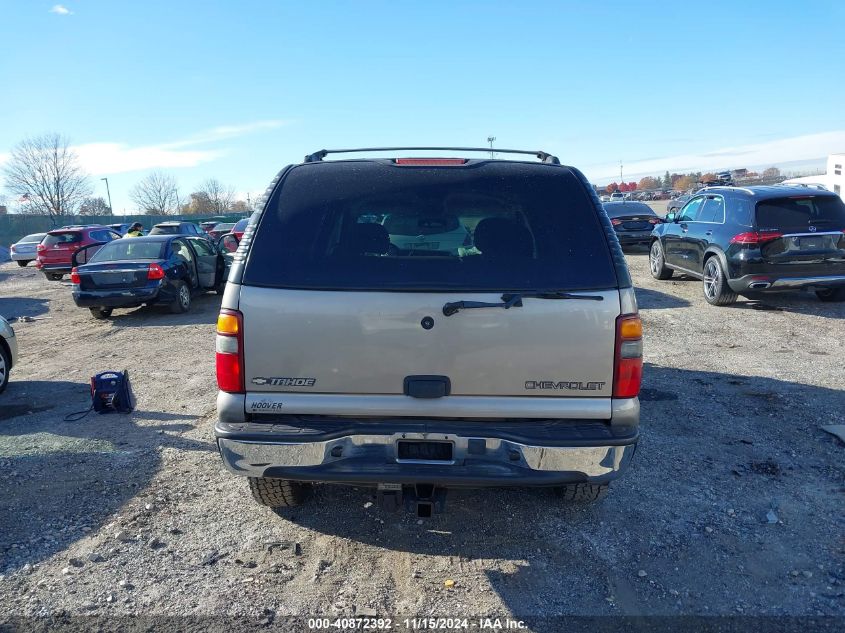 2002 Chevrolet Tahoe Ls VIN: 1GNEK13Z42J328820 Lot: 40872392