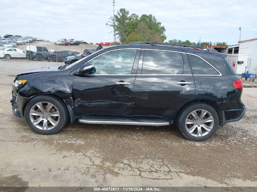 2011 Acura Mdx Advance Package VIN: 2HNYD2H59BH545867 Lot: 40872411