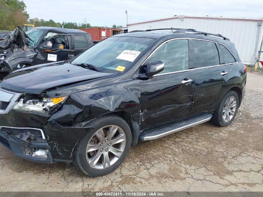 2011 Acura Mdx Advance Package VIN: 2HNYD2H59BH545867 Lot: 40872411