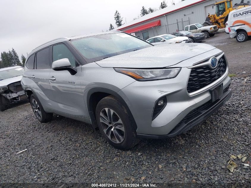 2020 TOYOTA HIGHLANDER HYBRID XLE - 5TDHBRCHXLS500803