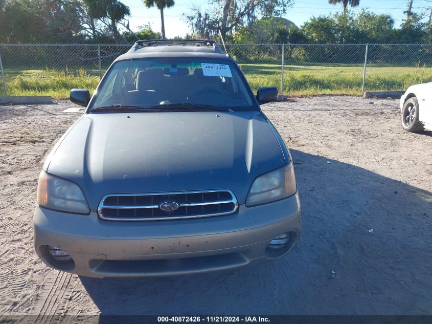 2000 Subaru Outback VIN: 4S3BH6756Y7666109 Lot: 40872426