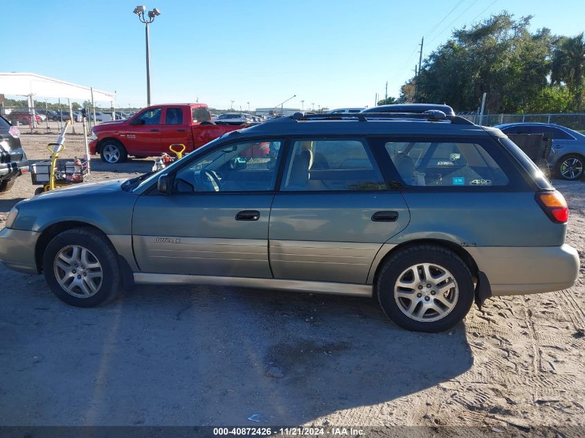 2000 Subaru Outback VIN: 4S3BH6756Y7666109 Lot: 40872426