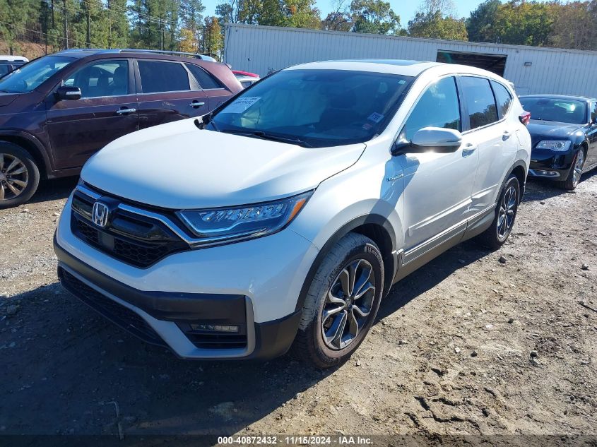 2021 HONDA CR-V HYBRID EX-L - 7FART6H80ME035869