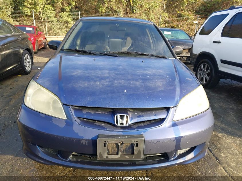 2004 Honda Civic Lx VIN: 2HGES16564H625871 Lot: 40872447