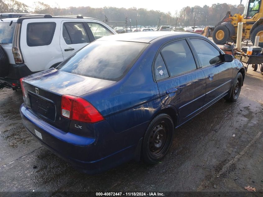 2004 Honda Civic Lx VIN: 2HGES16564H625871 Lot: 40872447