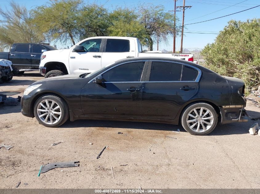 2011 Infiniti G37 Journey VIN: JN1CV6AP7BM509062 Lot: 40872469