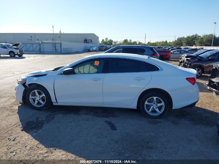 2017 Chevrolet Malibu Ls VIN: 1G1ZB5ST7HF235115 Lot: 40872476